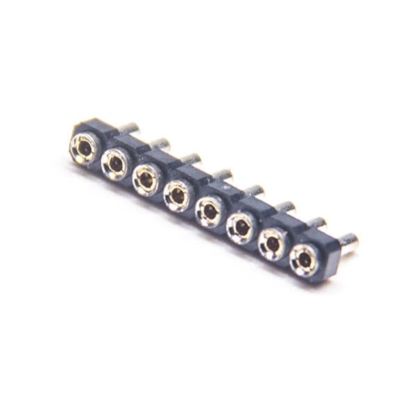 Elecbee 3pcs 8 Pin Female Header Round Holes Sochet Single Row Connector