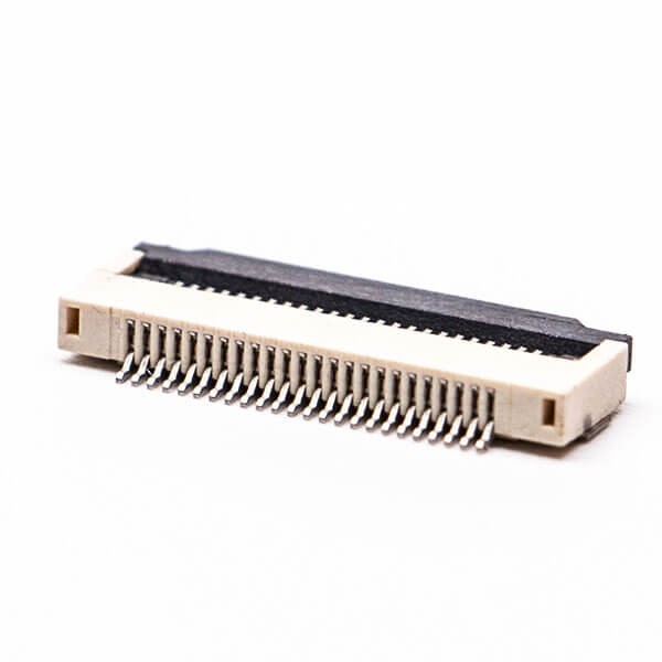 Elecbee FPC Connectors 0.5MM Pitch 24 Pin Front Flip Bottom Contact Style 2.0H