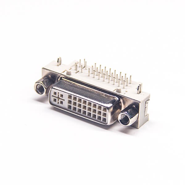 Elecbee 2pcs D-SUB 15 Pin Female VGA Right Angle Though Hole Connector