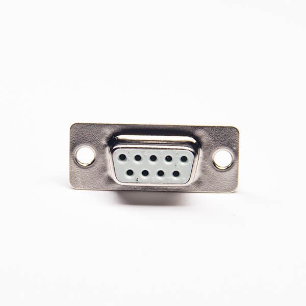 Elecbee 9 Pin D sub Connector Female Stamped Pin Solder Type Connector 20pcs