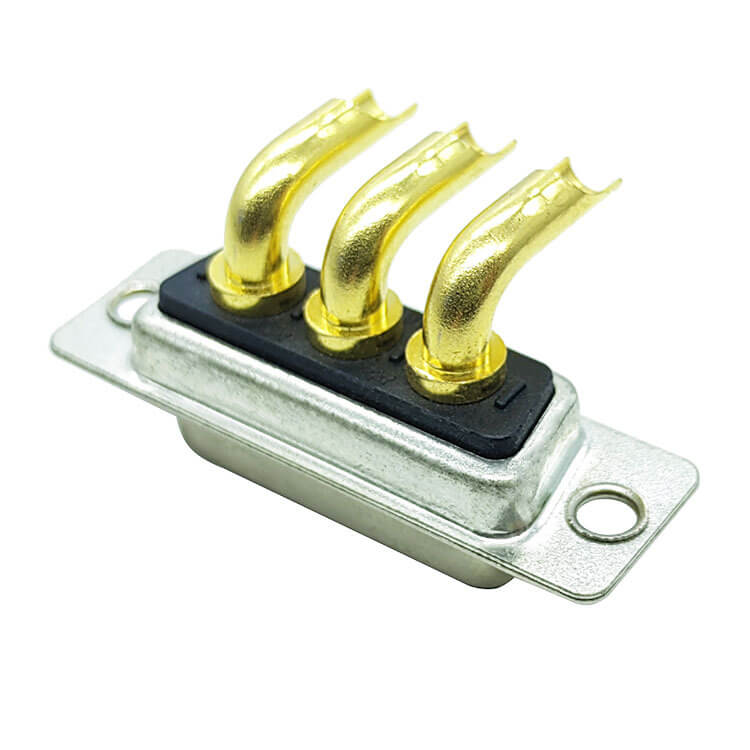 D SUB 3Pin Connector Right Angled Male Female Solder Type 3pin 1 Row ...