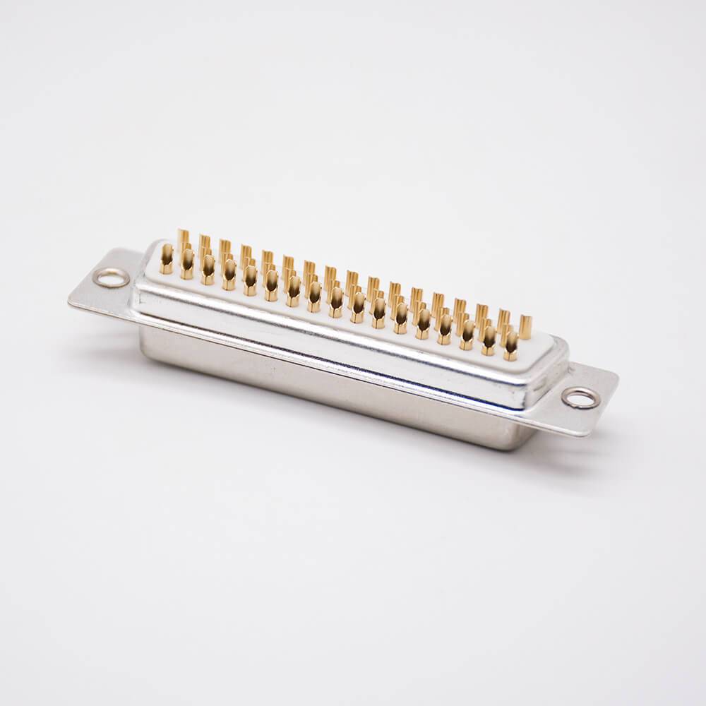 Elecbee D-Sub Stecker 50-polig Rechtwinklig – Durchgangsloch, 300V AC, Für Industrielle Anwendungen