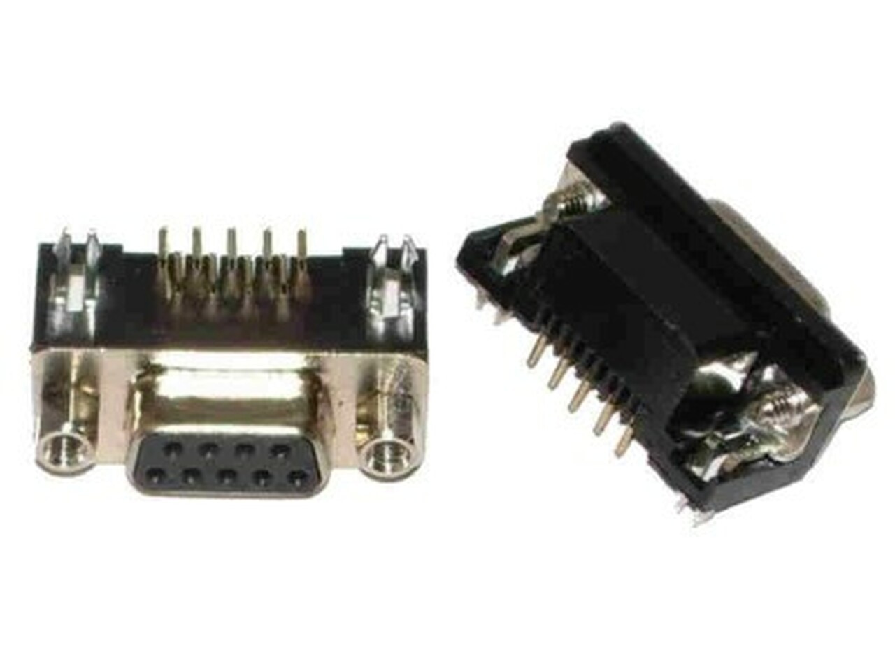 Elecbee DB9 Female Connector Right Angle (PCB Mounting)
