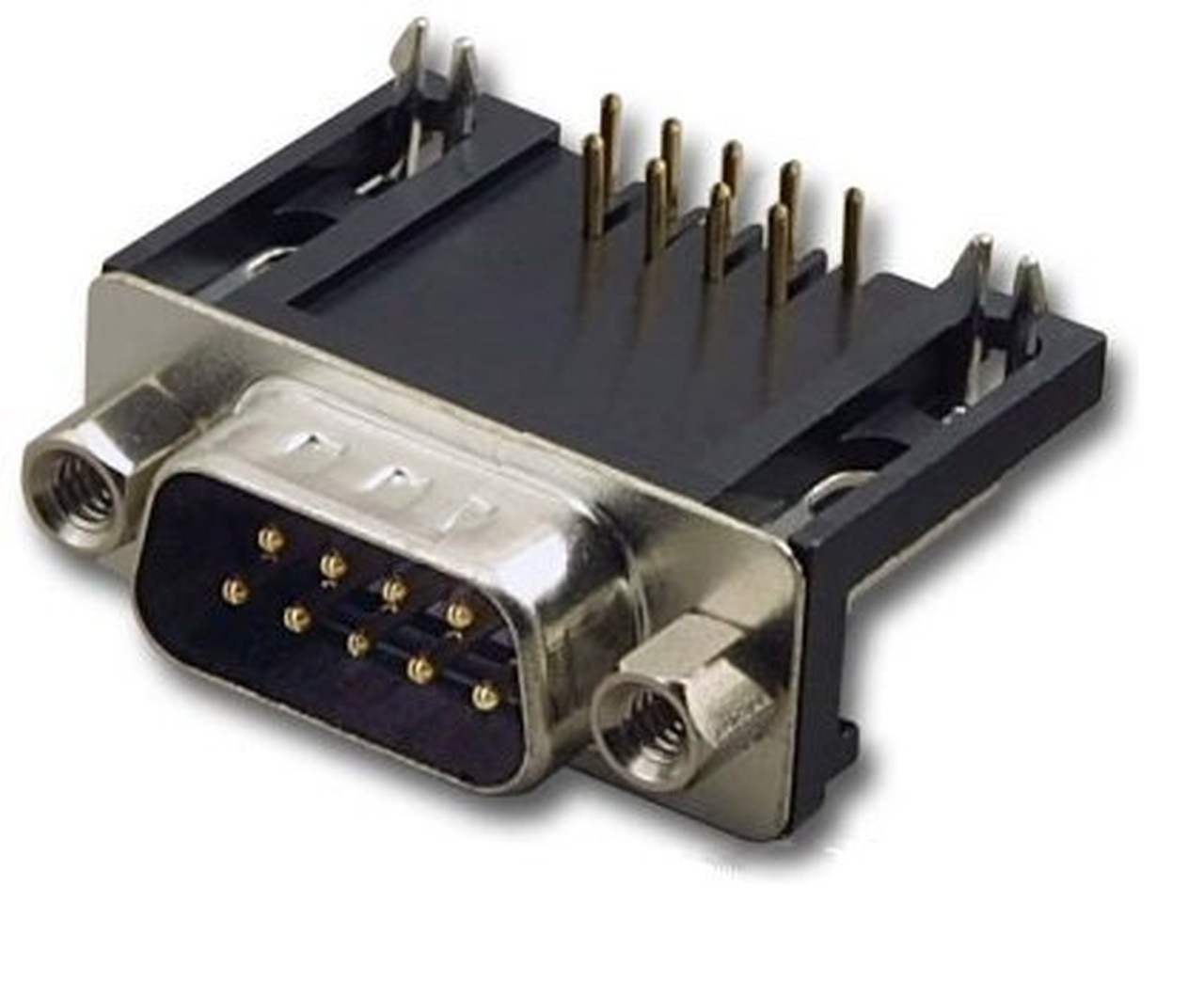 Elecbee DB9 Male Connector Right Angle (PCB Mounting)