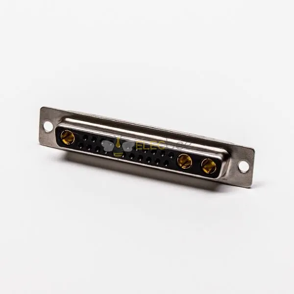 D Sub Patch Box D SUB Connector Female 25W3 Through Hole 180° Staking Type For PCB ...