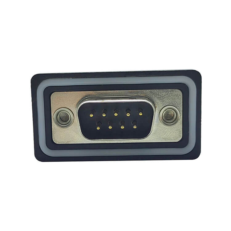 D SUB 9Pin Connector Right Angled Male Through Hole Serial Port