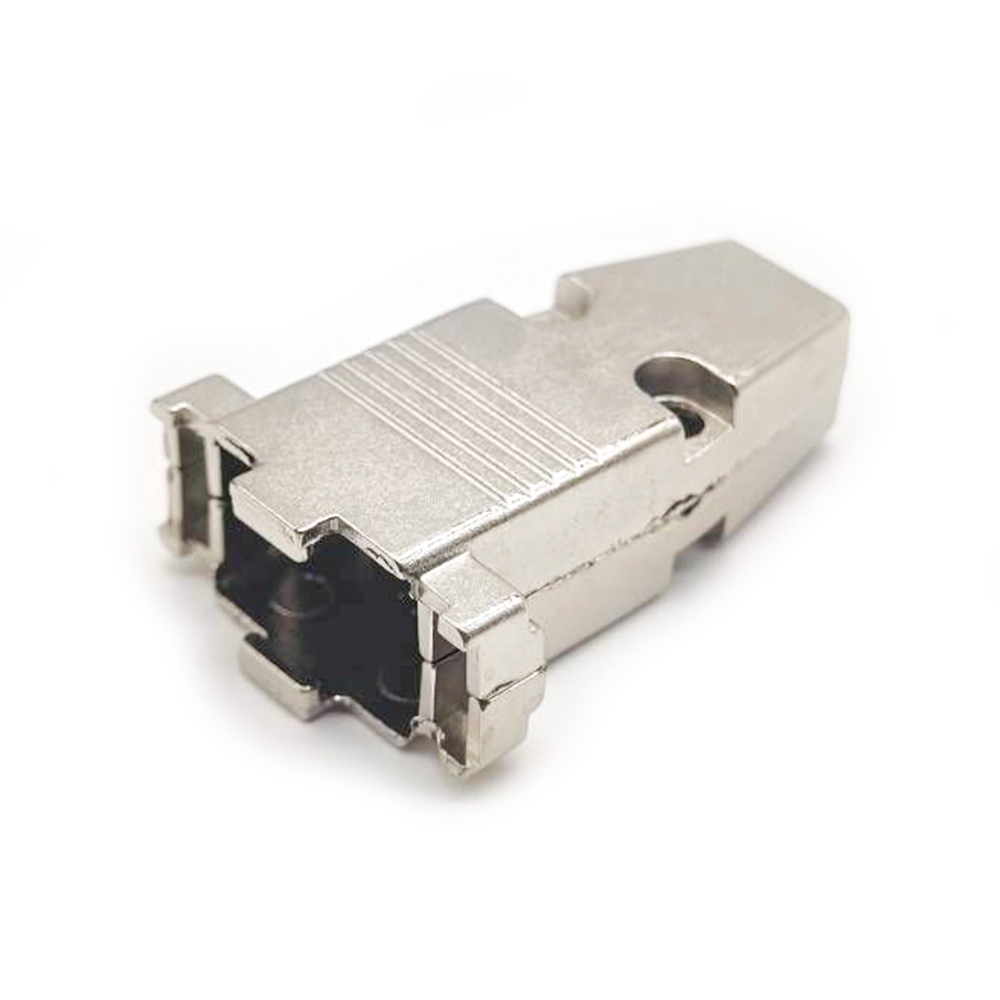 Elecbee 15 Pin High Density and 9-Pin D-Sub Connector Hood Metal