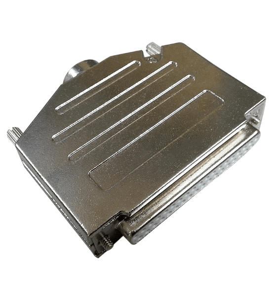 Elecbee D SUB 37 Shell 37Pin Zinc Alloy Silver HDB62 8W8 27W2