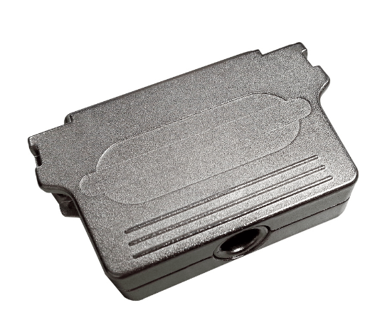 Elecbee D SUB 37 Shell Straight Cable 37Pin Zinc Alloy Silver 8W8