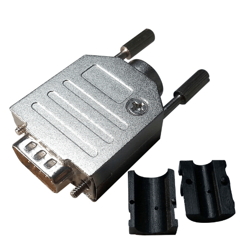 Elecbee D SUB 9 Shell Cable 9Pin Zinc Alloy Silver VGA9 Shield HDB