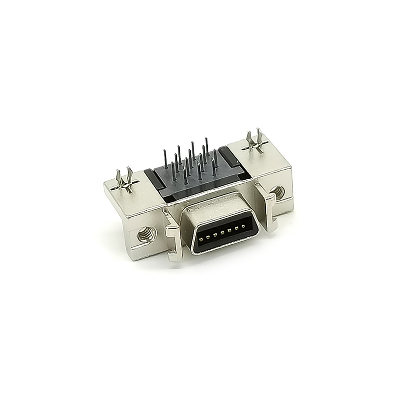 Elecbee SCSI 14 Pin Connector Right Angled Through Hole with Harpoon