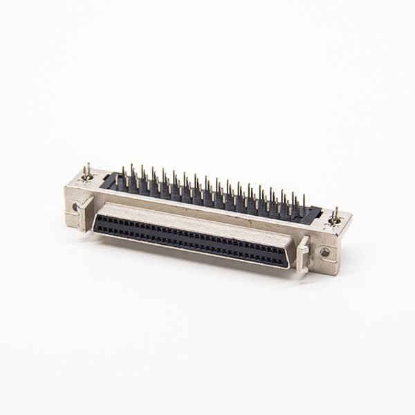 Elecbee SCSI 68Pin Female Connector 90 Degree DIP for PCB Mount
