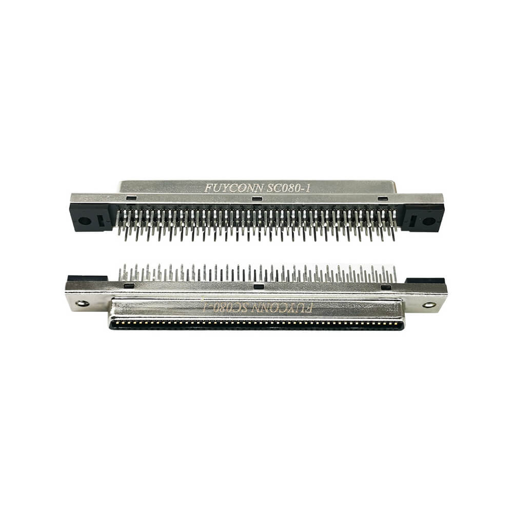 Elecbee SCSI连接器 100芯 CN 型 直式 母 插板