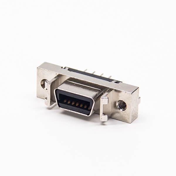 Elecbee SCSI Connector Serial 14 Pin Female Staking Type Through Hole