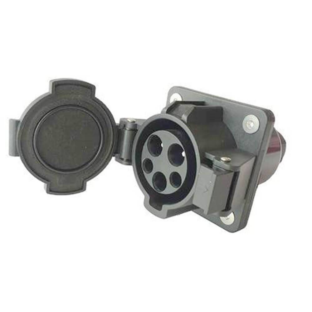 Elecbee SAE J1772 Type 1 Socket for Vehicle Side EV Connector Socket 16A/32A/50A