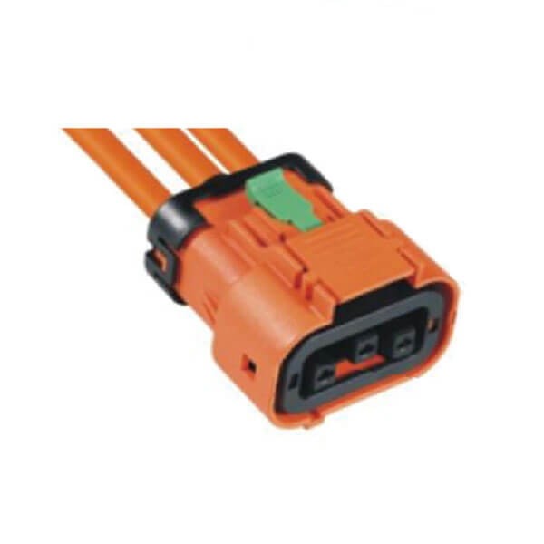 Elecbee HVIL 3pin Straight Plastic Plug 23A 4mm² IP67  HVIL Series Connector