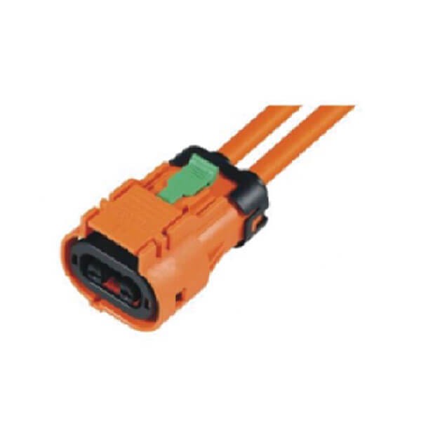 Elecbee HVIL 2pin Straight Plastic Plug 23A 4mm² IP67  HVIL Series Connector