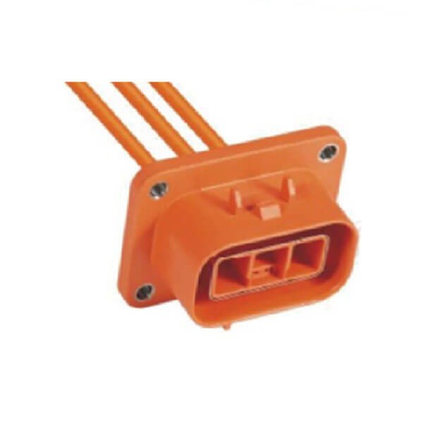 Elecbee HVIL 3pin Straight Plastic Socket 23A 4mm² IP67  HVIL Series Connector