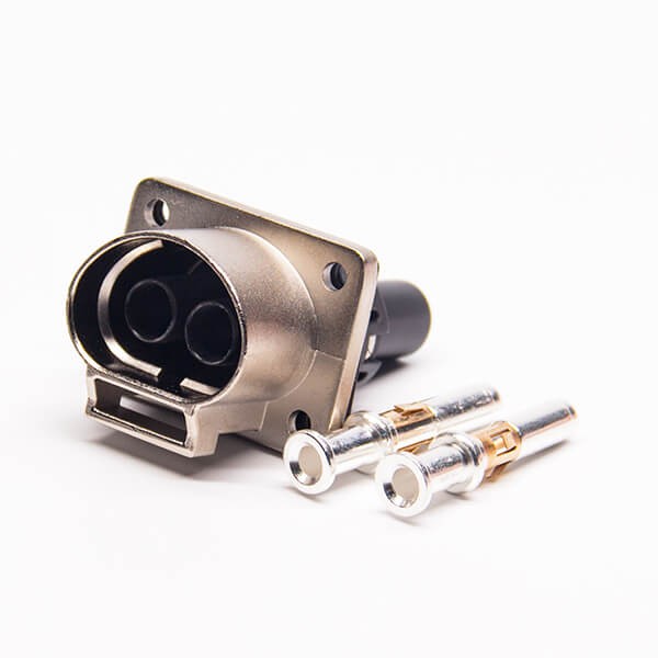 Elecbee HVIL 2pin Straight Metal Socket 35A 6mm² IP67  HVIL Series Connector