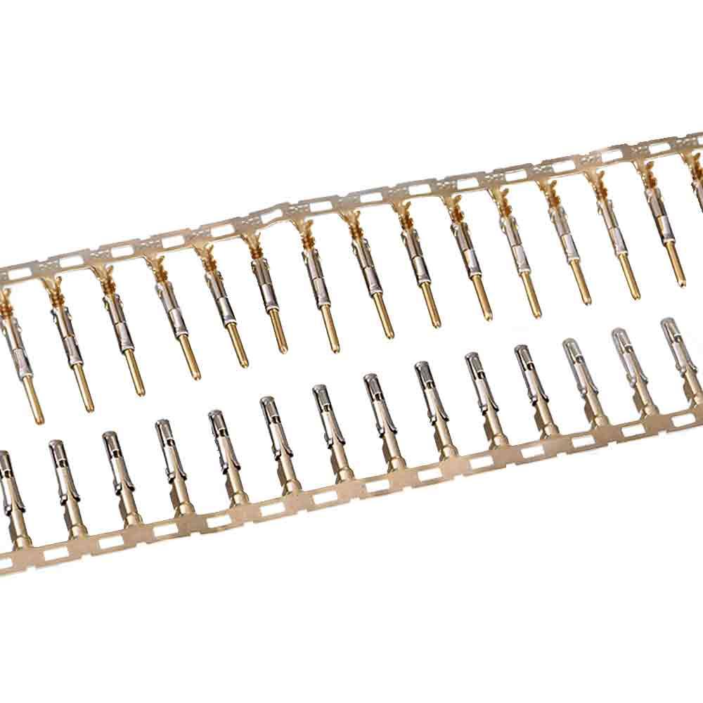 Elecbee 23Pin New Energy Vehicle Connector Crimp Terminal Straight Metal Hood Plug Socket with 23 Male and 23 Female Terminals