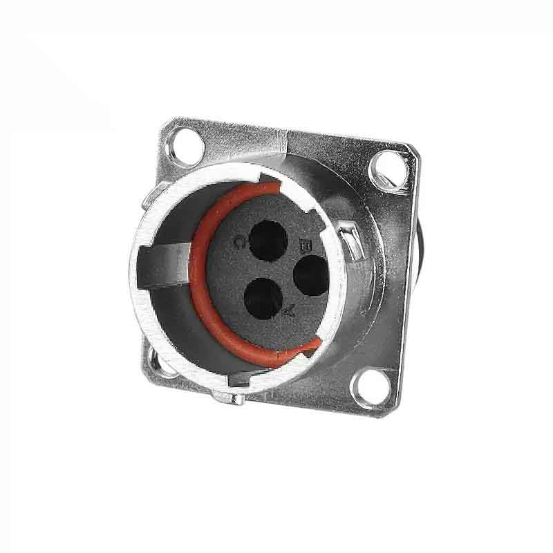 Elecbee 3芯新能源汽车连接器 压接端子  直式插座 3公端子