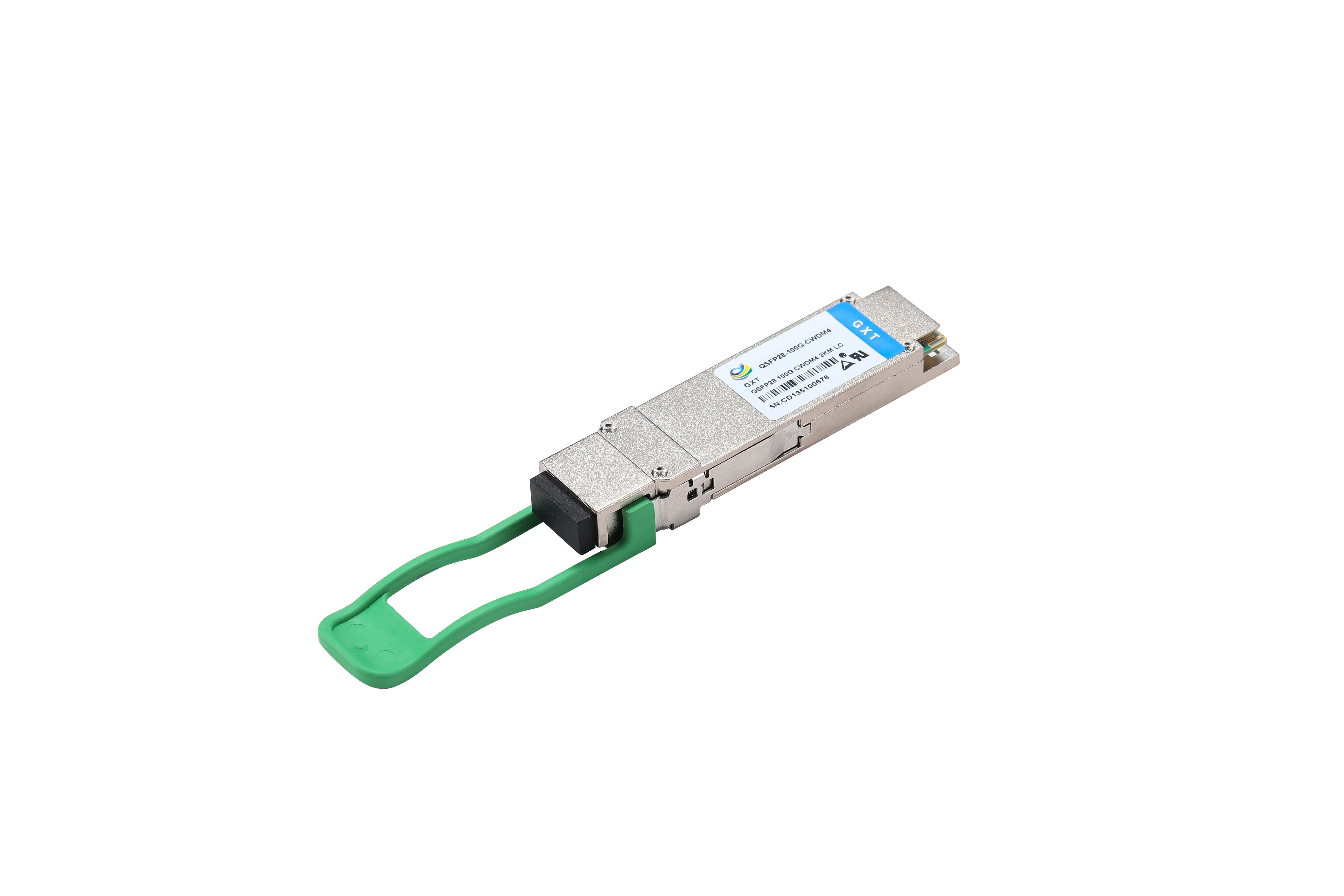 Elecbee QSFP28-100G-CWDM4 100GBASE-CWDM4 QSFP28 2km DOM Duplex LC SMF Optical Transceiver Module