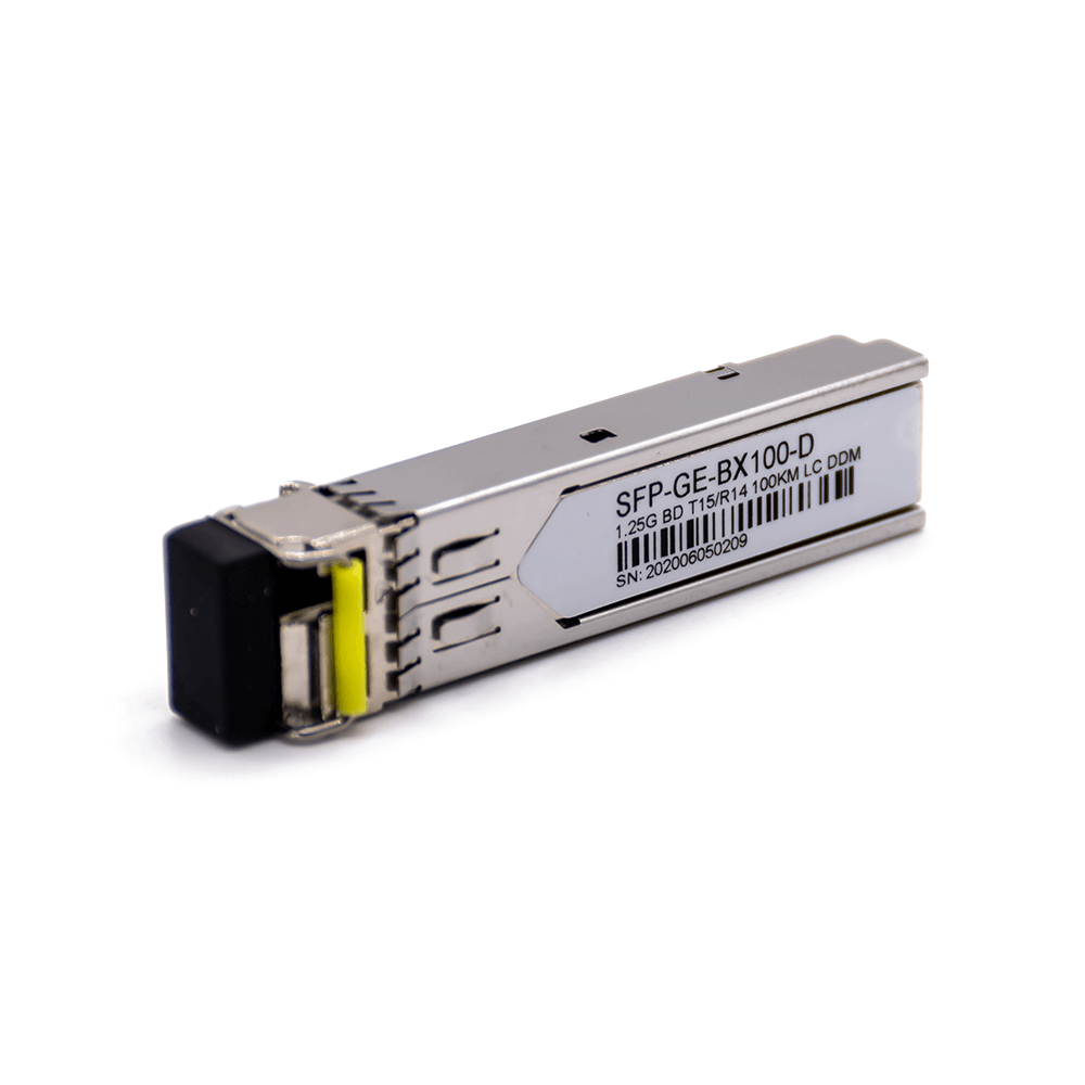 Elecbee SFP-BX100-D 1.25G SFP T1550/R1490 100km DOM Simplex LC SMF Optical Transceiver Module