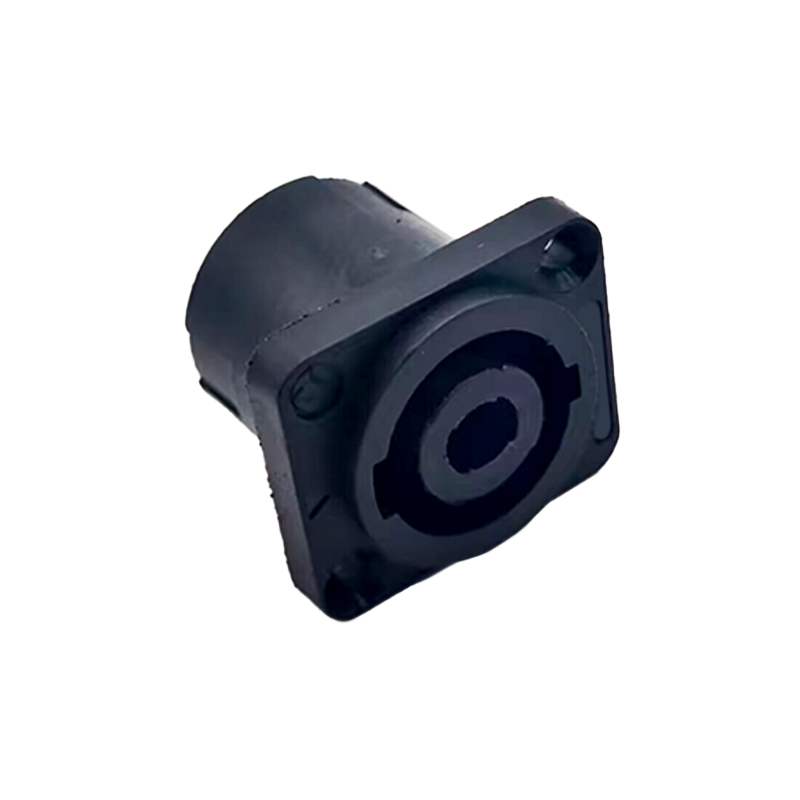 Elecbee HP(SPEAKON) series 4pin Female Jack Straight panel mount for Amplifier   Audio Mixer microphone