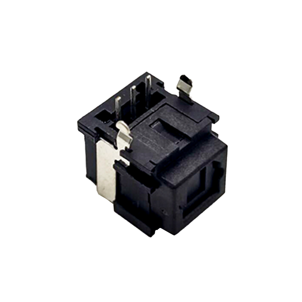 Elecbee Toslink socket fiber connector Optical fiber Right angle panel mount with self tapping hole