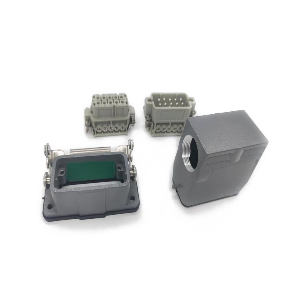 Elecbee H10A Side Entry M20 Bulkhead Mounting HA 10 Pin Screw Terminal