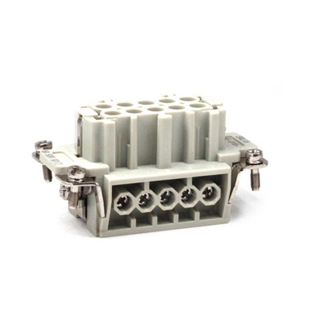 Elecbee HE母插体10芯螺钉连接