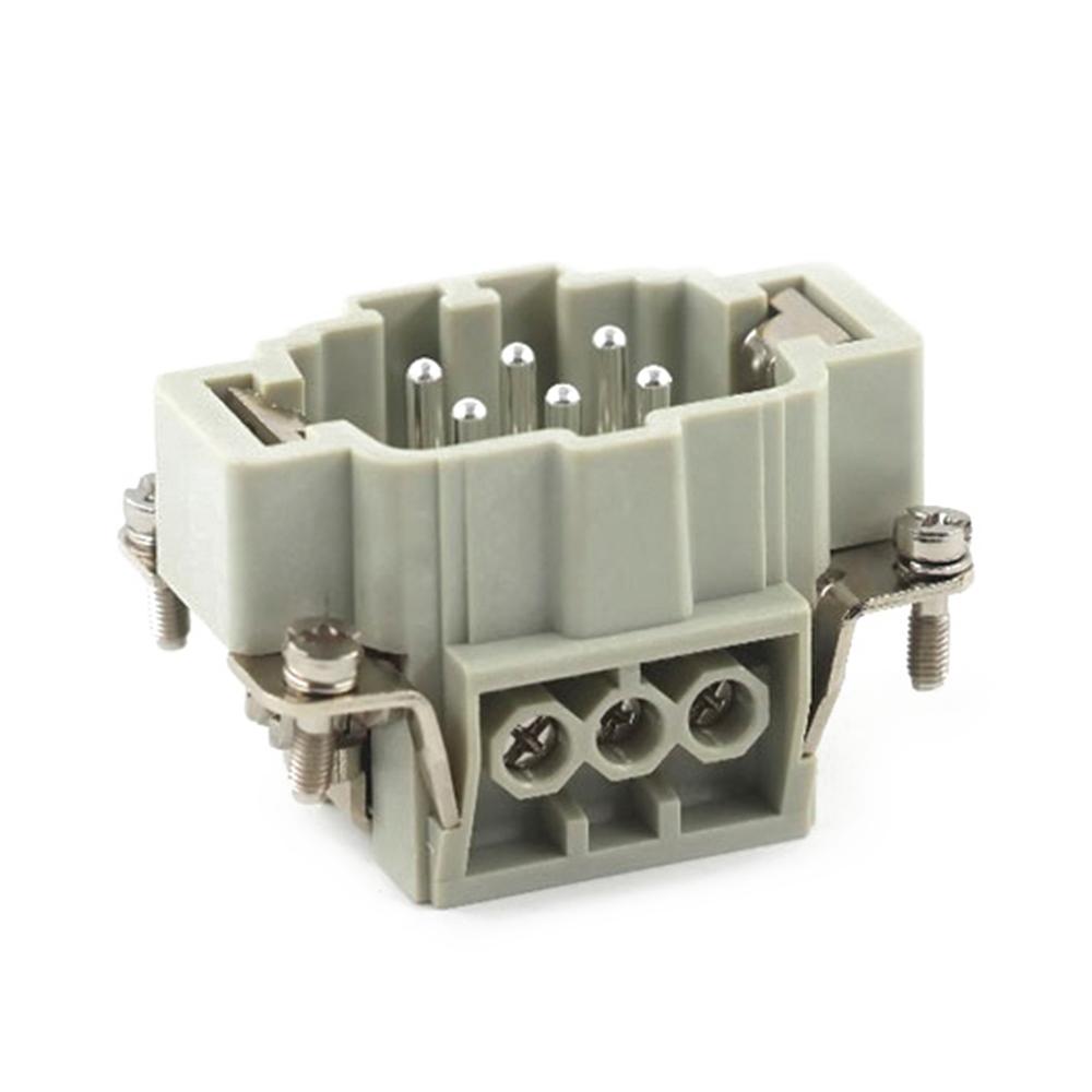 Elecbee HE公插体6芯螺钉连接