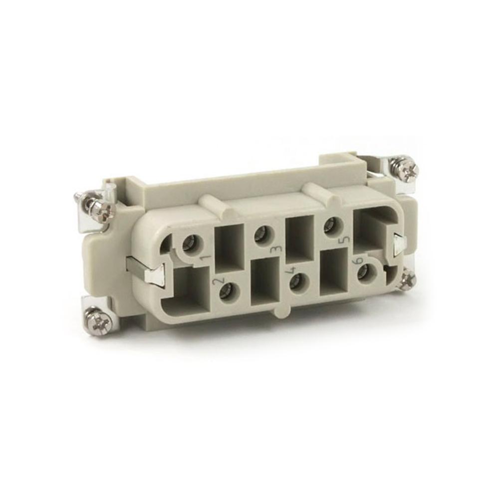 Elecbee HSB母插体6芯螺钉连接