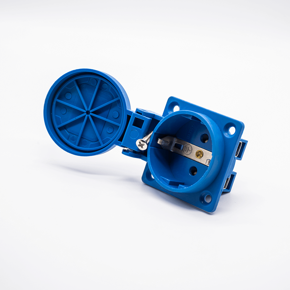 Elecbee Industrial Connector Socket 2P 16A 220V-250V IP54