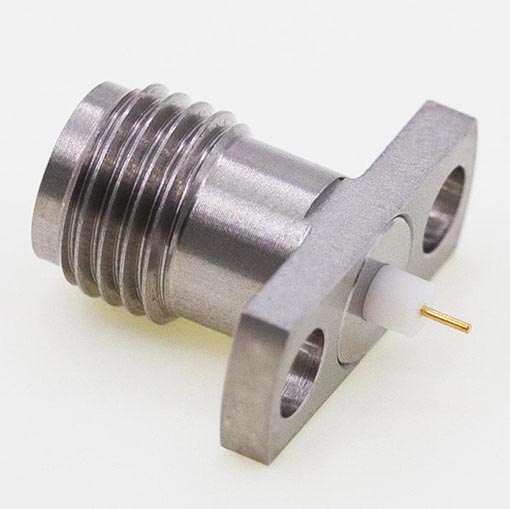 Elecbee 2.4mm Thread-in Connector, 12.7 x 4.8mm / 0.50 x 0.19inch Flange Jack 0.3mm / .012″ Pin