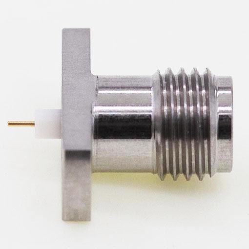 Elecbee 2.4mm Thread-in Connector, 12.7 x 4.8mm / 0.50 x 0.19inch Flange Jack 0.6mm / .024″ Pin