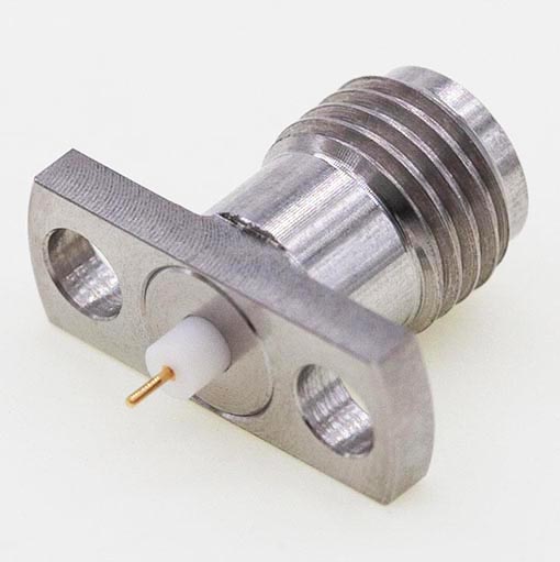 Elecbee 12.7 x 4.8mm / 0.50 x 0.19inch Flange Jack 0.6mm / .024″ Pin 2.4mm Thread-in Connector