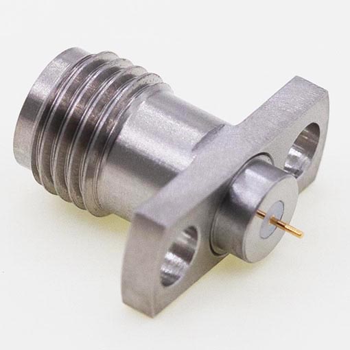 Elecbee 2.92mm Female Connector, 12.7 x 4.8mm / 0.500 x 0.190inch Flange 0.3mm / .012″ Pin Stainless High Frequency Connector