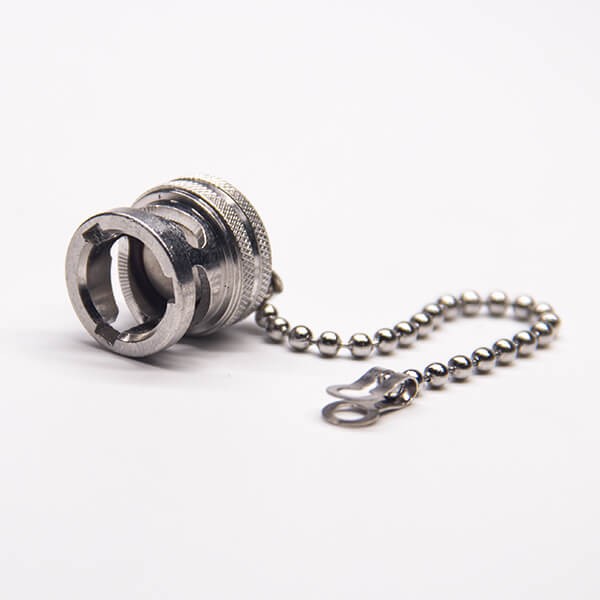 Elecbee BNC Male Dust Cap with Chain Nickle Plated