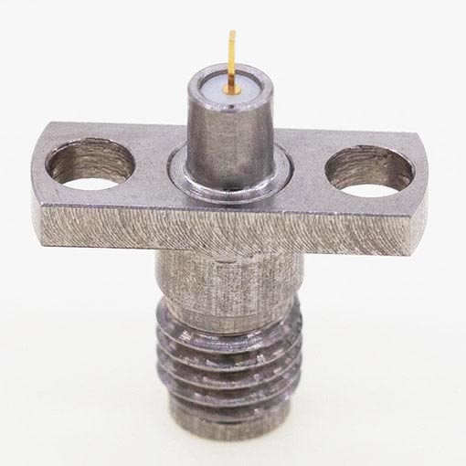 Elecbee SSMA Female RF Connector 12.7x4.8mm/0.50 x0.19inch Flange 2.8mm Horizontal Flat Pin