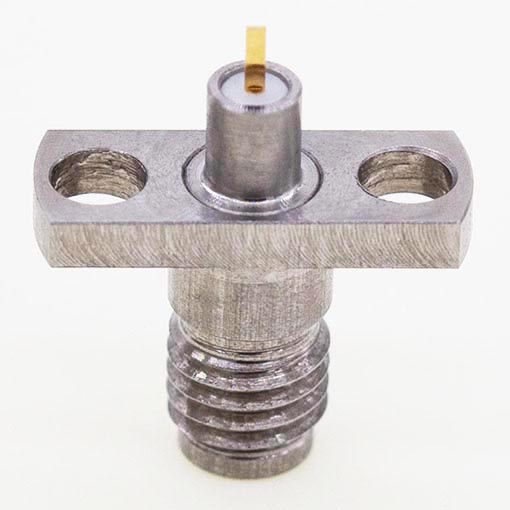 Elecbee SSMA Female RF Connector 12.7x4.8mm/0.50 x0.19inch Flange 2.8mm/.11″ Vertical Flat Pin