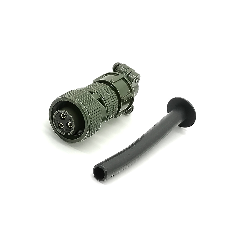 Elecbee Mil-Spec Connector MS5015 Series Threaded MS3106A10SL-3S gild 3pin Straight Solder Type Plug 1PCS