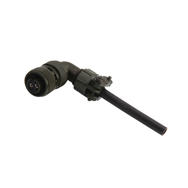 Elecbee Mil-Spec Connector MS5015 Series Threaded MS3108A10SL-4S silvering 2pin Right Angle  Solder Type Plug 1PCS