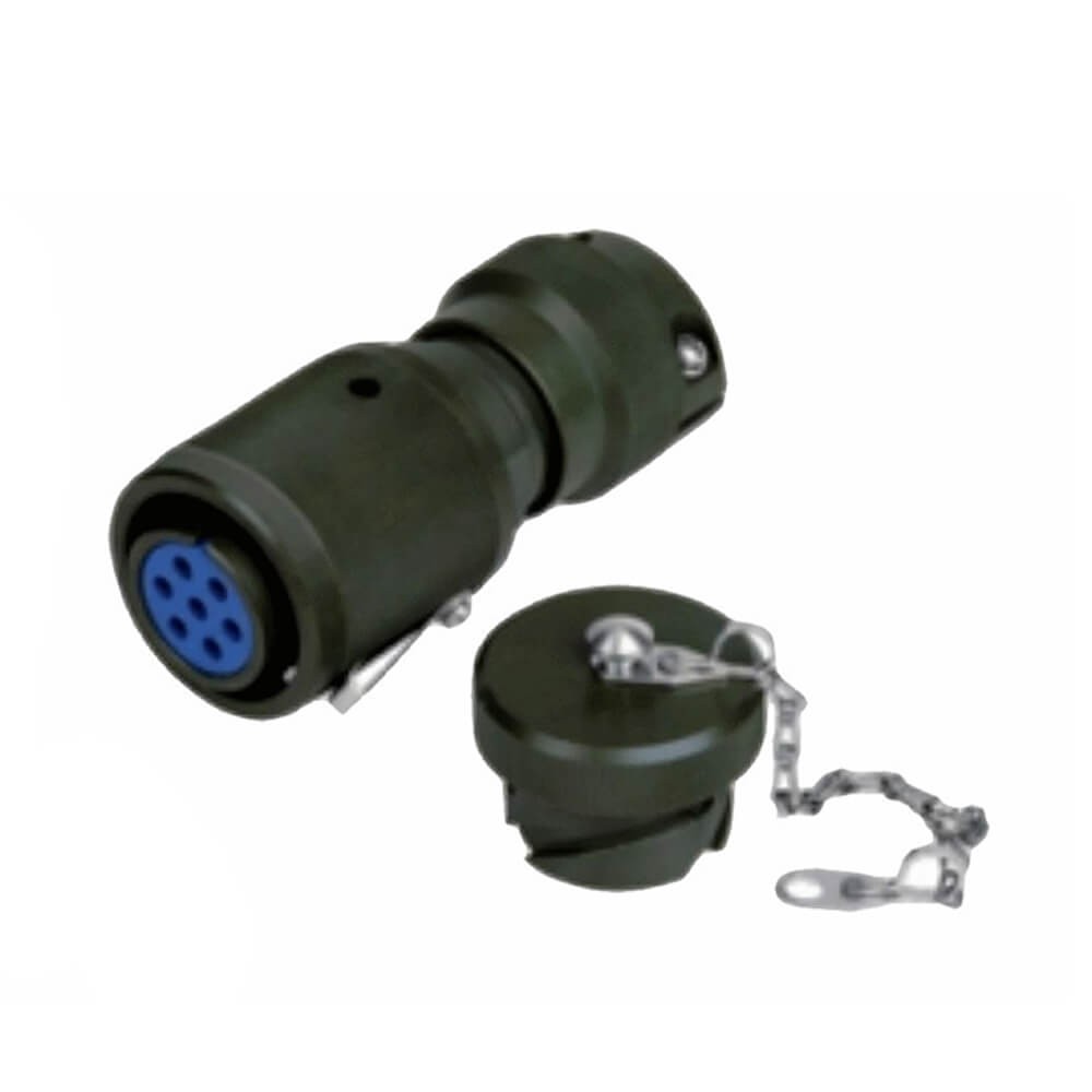 Elecbee 7 Pin Plug Socket 92 Shell Straight Cable Bayonet Coupling JL Traction Connector Crimp