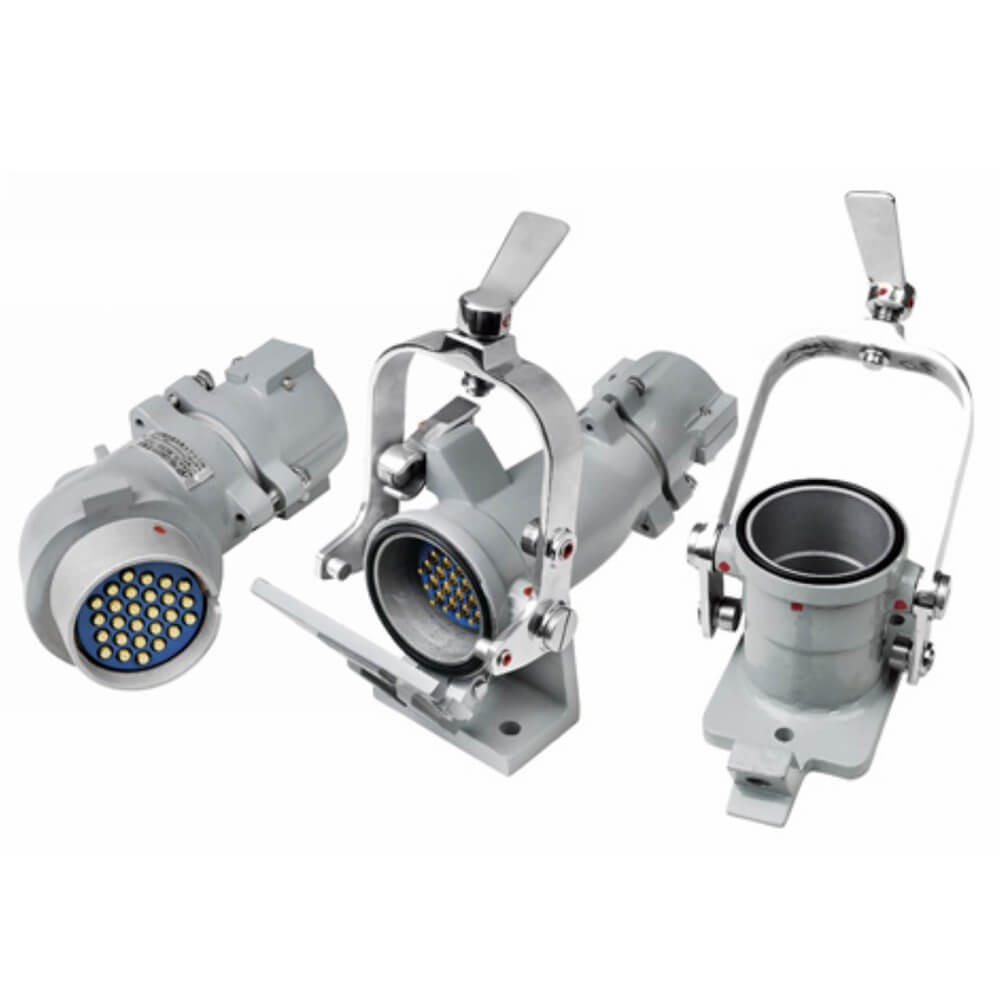 Elecbee JL Socket Plug 27 Pin 89 Shell crimp Angled Female Butt-Jiont Male Electrical Connector