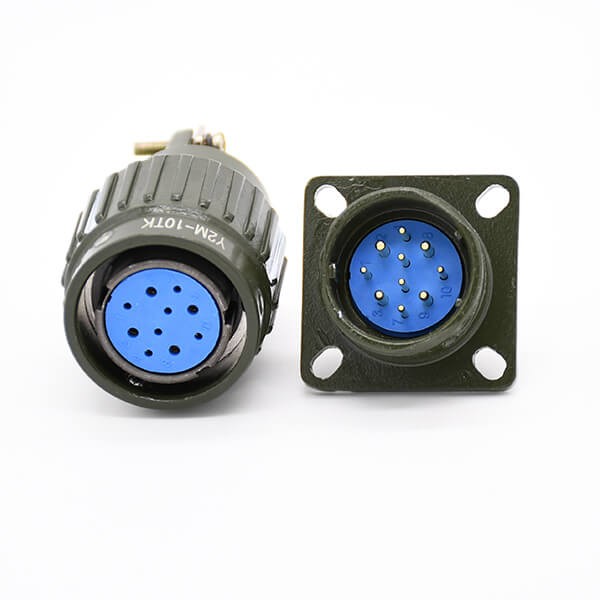 Elecbee Y2M-10TK Female   Y2M-10ZJ Male10 Pin Aviation Circular Connector