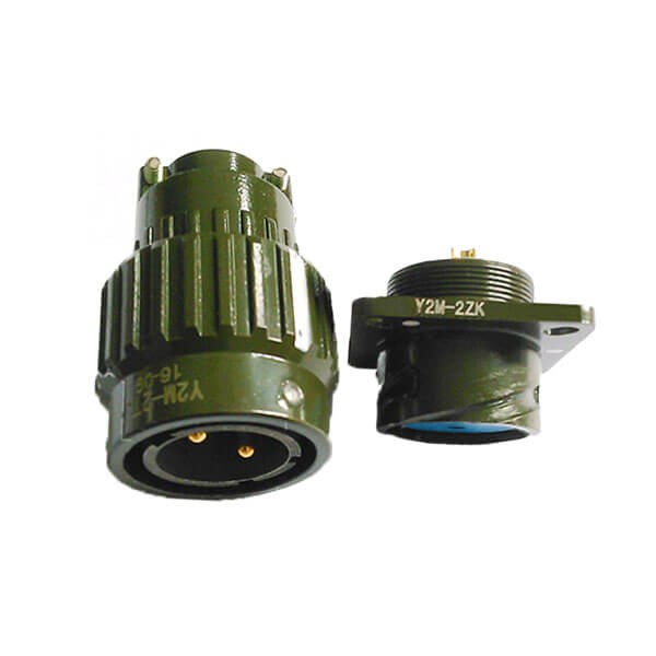 Elecbee Y2M-2TJ Y2M-2ZK Aviation Circular Connector 2pin Socket and Plug