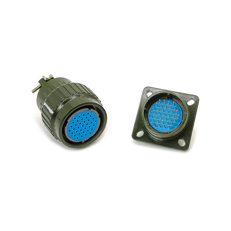 Elecbee Y2M-37TK 37 Pins Circular Connector Army Green Aviation Plug Socket YP28 Y28M