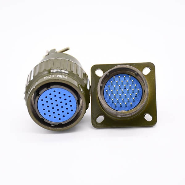 Elecbee Male Y28M-37ZJ Diameter 28mm 37 Pin Air Plug Connector male-female for CNC Machinery