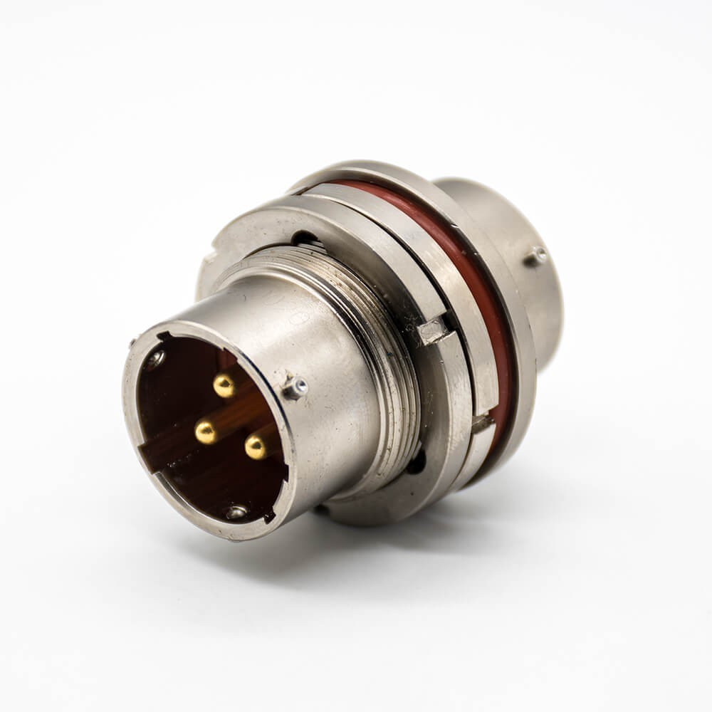 Elecbee 3Pin XCE Waterproof Connector Portbar Male To Female Straight Bayonet Coupling Electroless Nickel Plating 22 Shell